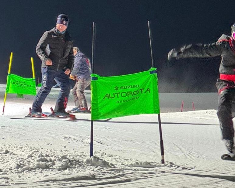 Autorota in pista... da sci